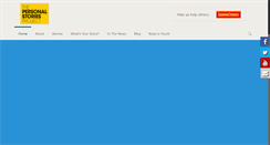 Desktop Screenshot of personalstoriesproject.org