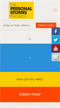 Mobile Screenshot of personalstoriesproject.org